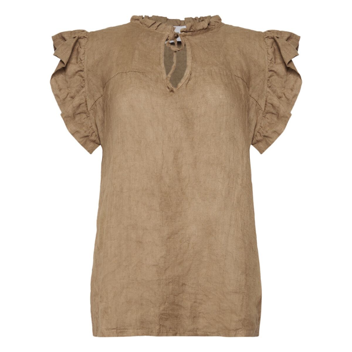 Etta Frill varm khaki top - Tiffany | Rikke Solberg