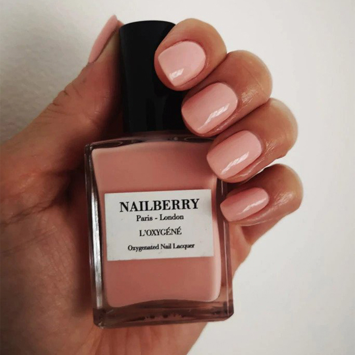 Flapper pastel rosa neglelak - Nailberry Rikke Solberg