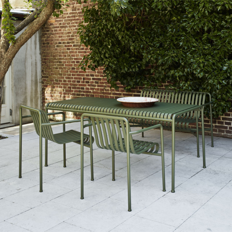 HAY Palissade Table Large Olive - Hurtig levering