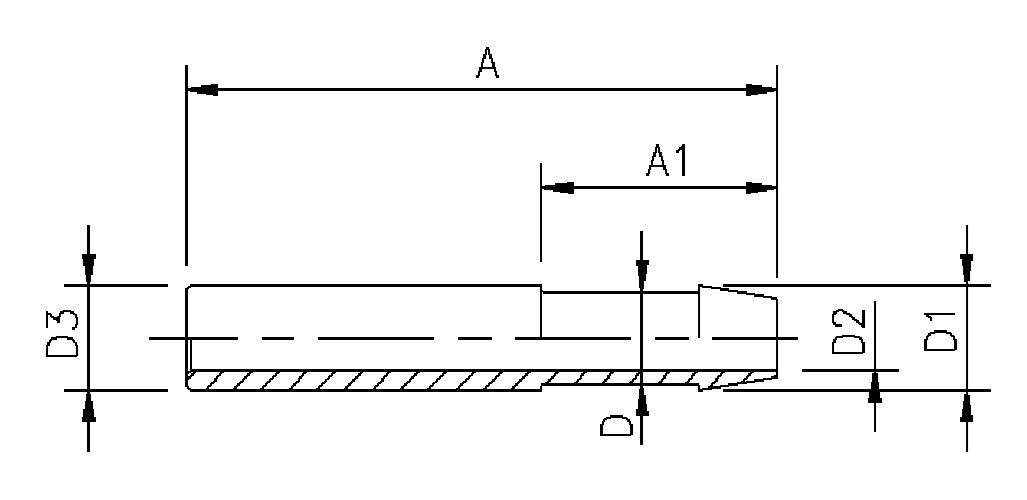 Hose Barb Adapter with Pipe End in Multiple Sizes - EV Metal A/S