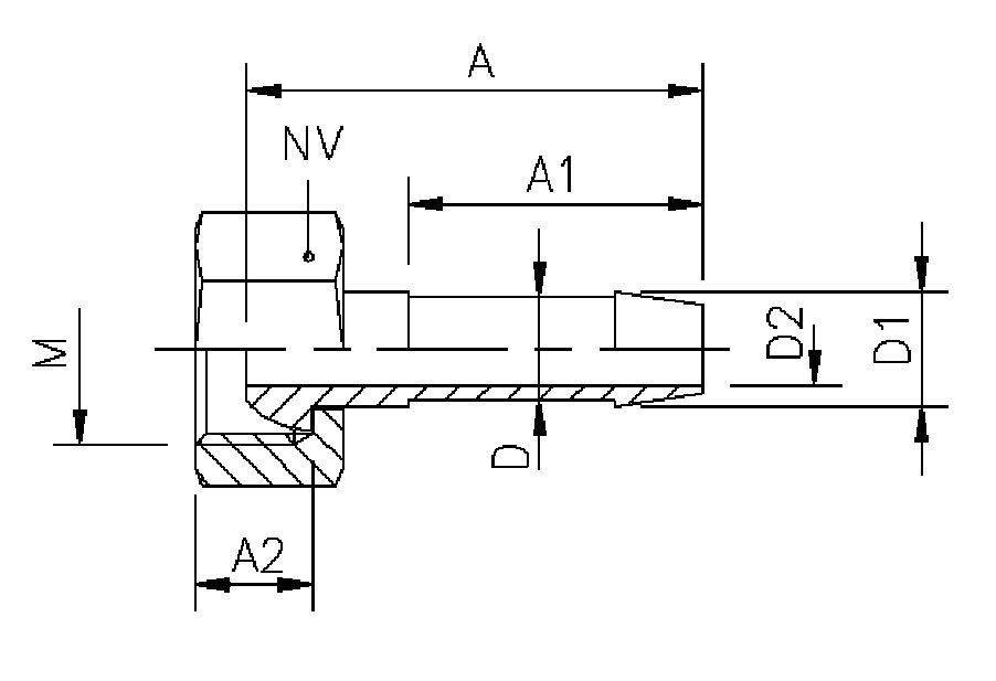 Hose Barb Adapter with Female Cone in Multiple Sizes - EV Metal A/S