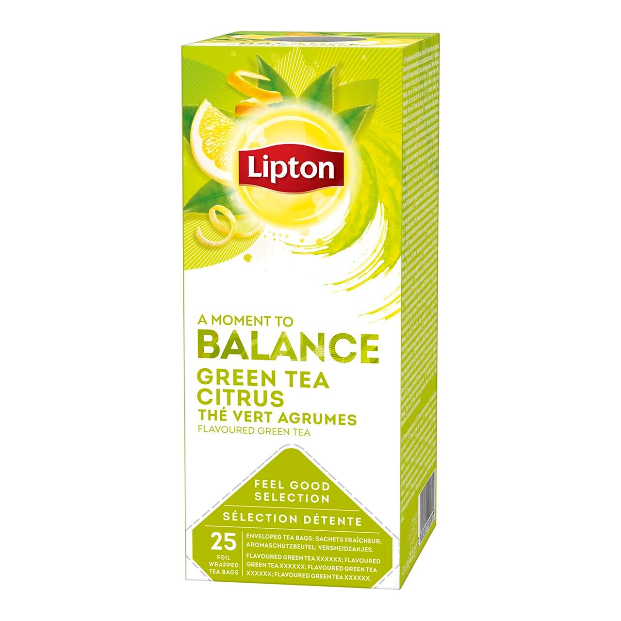 Lipton te Grøn te Citrus 25breve/pak