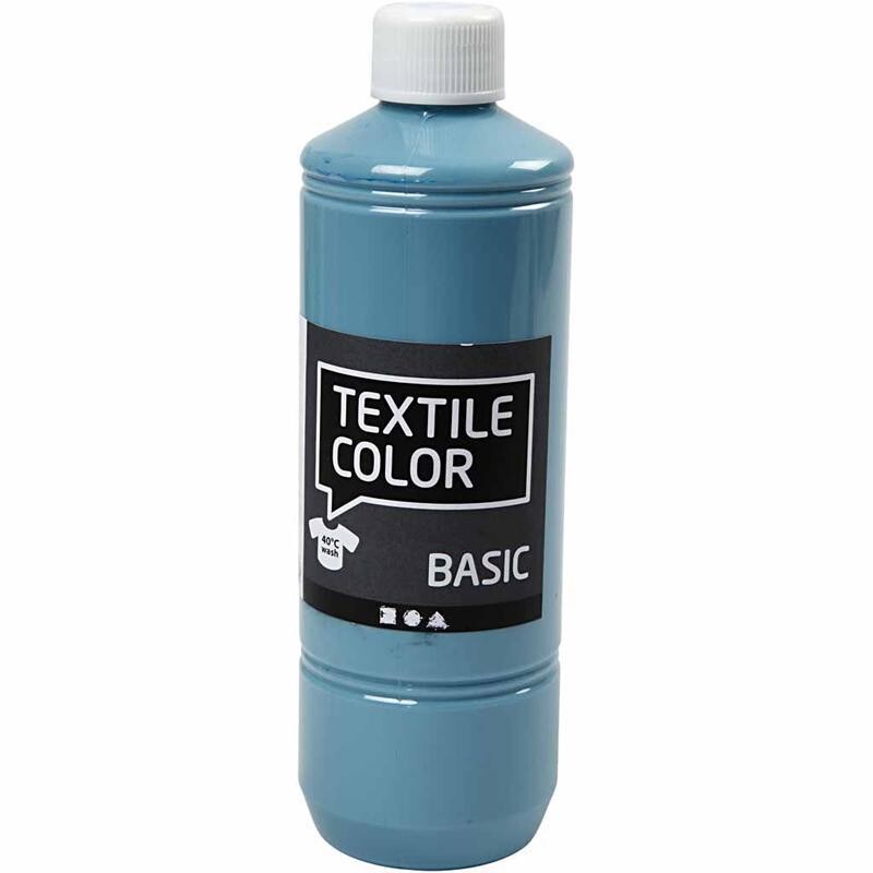 Textile Color, dueblå, 500 ml