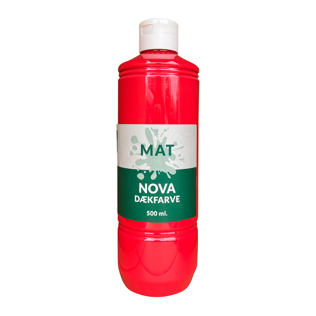 Nova mat dækfarve 500 ml. Dansk produceret