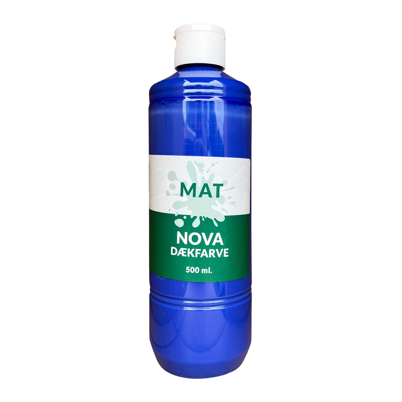 Nova mat dækfarve 500 ml. Dansk produceret