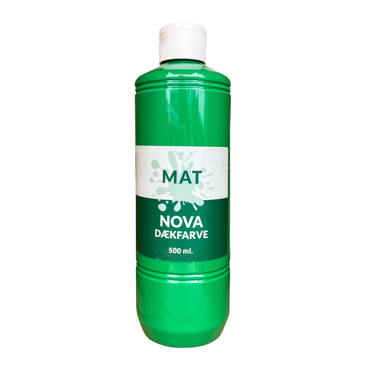 Nova mat dækfarve 500 ml. Dansk produceret