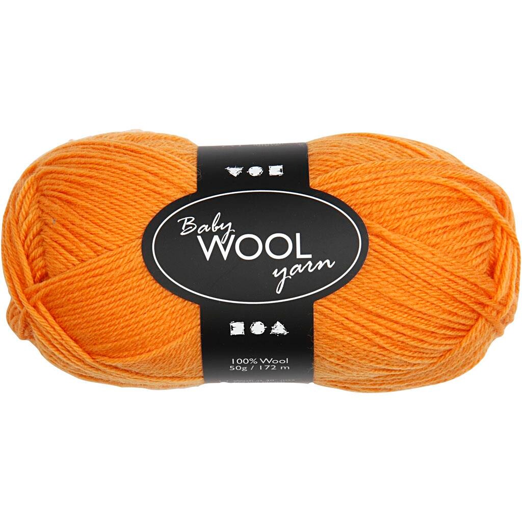 Babygarn, L: 172 m, orange, NM 14/4, 50g