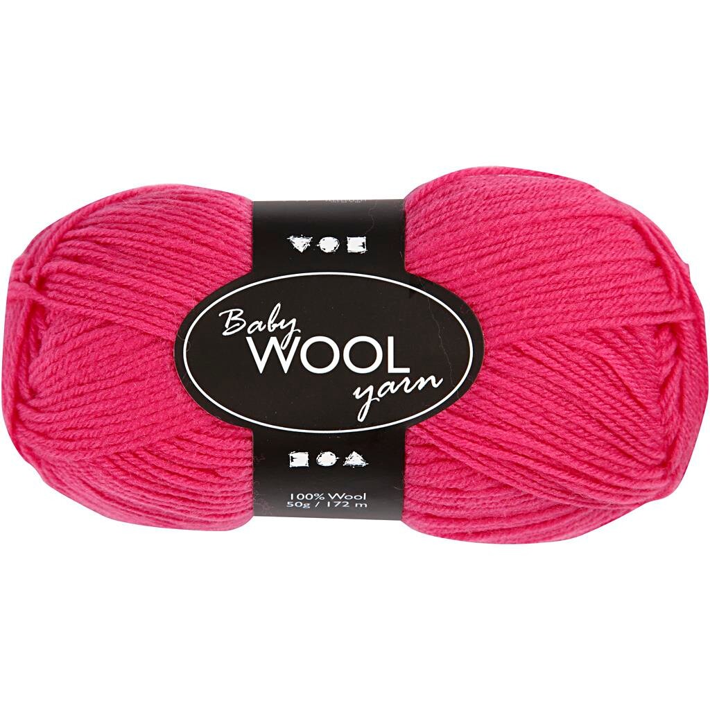 Babygarn, 172 m, cerise, NM 14/4, 50 g