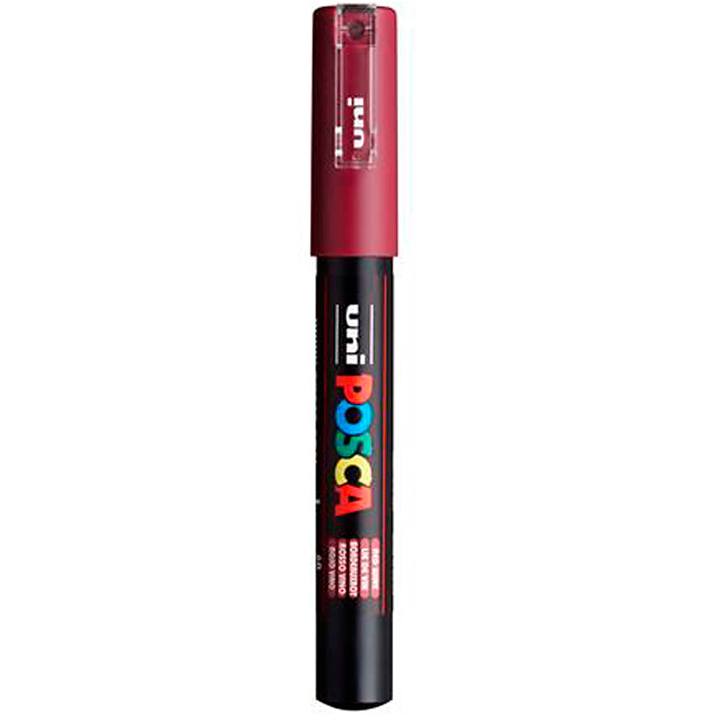 Uni Posca Tusch, Dark red , stregtykkelse:, extra-