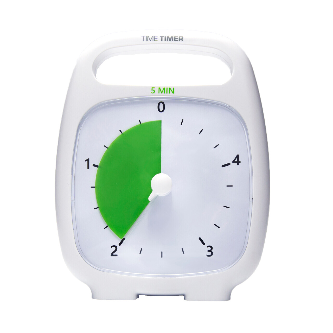 Time Timer Plus, 5. min - 14 x 18 cm, Hvid