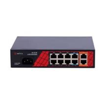 Safire HiPoE Switch, 120W, 8 PoE ports RJ45 + 2 RJ45 Uplink