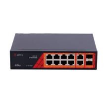 Safire PoE Gigabit Switch 120W, 8P + 2RJ +2SFP