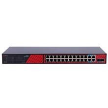 Safire PoE Switch 300W, 24Ports+2 SFP Uplink + 2 RJ45 Uplink