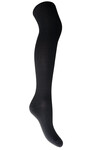 BLACK COLOUR STRØMPER, MALIKA KNEEHIGH RIB BLACK