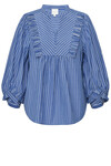 GOSSIA BLUSE, MEE SIA BLUE STRIPES