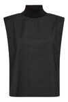 CO´ COUTURE VEST, KAYA RIB TURTLENECK ANTRACIT