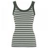 TIM & SIMONSEN TOP, ISA STRIPE RIB OLIVA