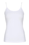 TIM & SIMONSEN TOP, 202 ELLEN SPAGHETTI BIANCO WHITE