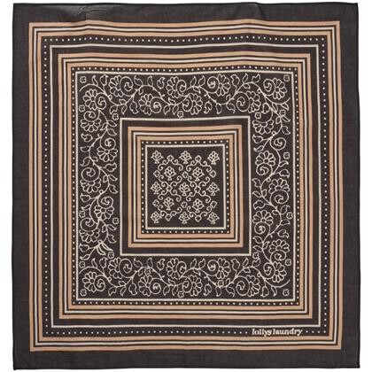 LOLLYS LAUNDRY TØRKLÆDE, HEMLOCK BANDANA BLACK