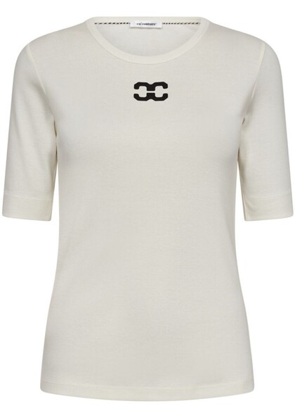 CO' COUTURE T-SHIRT, GRANNY LOGO OFF WHITE