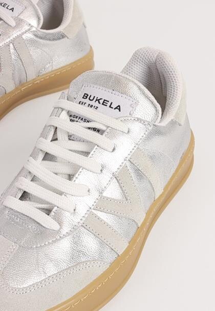 BUKELA SNEAKERS, 210 COMBI SILVER