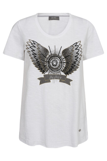 MOS MOSH T-SHIRT, GETHI WHITE