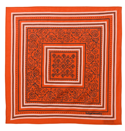 LOLLYS LAUNDRY BANDANA, HEMLOCK RED