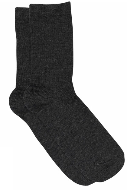 MP ULD STRØMPER, 12-50102-497 DARK GREY MELANGE