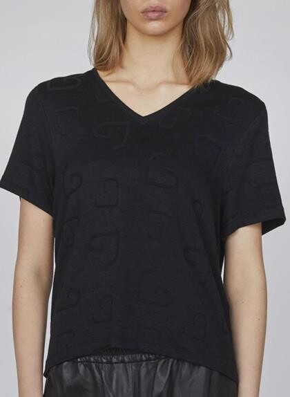 LOVE & DIVINE T-SHIRT, LOVE1095 BLACK