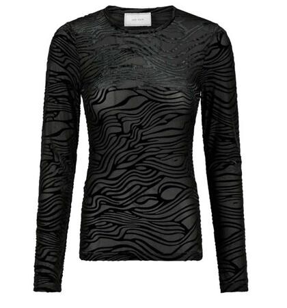 NEO NOIR BLUSE, ELLA ZEBRA BLACK