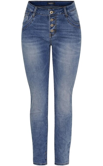 MARTA JEANS, SOLENE BLUE DENIM