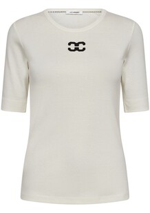 CO' COUTURE T-SHIRT, GRANNY LOGO OFF WHITE