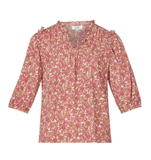 LOVE & DIVINE BLUSE, LOVE 1166-1 PINK ORIENTAL