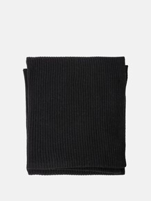 RE:DESIGNED TØRKLÆDE, HOLIDAY RIB SCARF BLACK