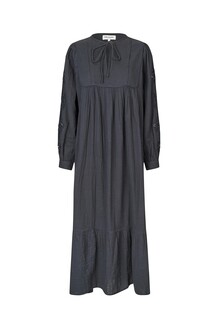  LOLLYS LAUNDRY KJOLE, LATOUR LACE MAXI DARK GREY