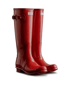 HUNTER GUMMISTØVLE ORIGINAL TALL GLOSS RED