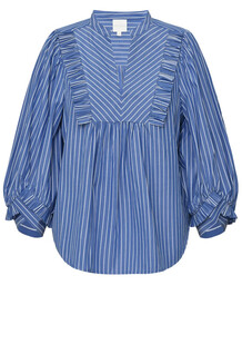 GOSSIA BLUSE, MEE SIA BLUE STRIPES