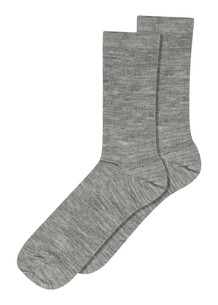 MP ULD STRØMPER, 12-50102-491 GREY MELANGE