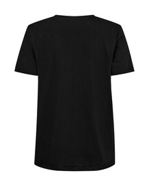 MOS MOSH T-SHIRT, GULL DECO BLACK