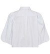 CO' COUTURE SKJORTE, CO CRISP RUFFLE PUFF WHITE