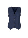 BLACK COLOUR VEST, INDIGO BLUE