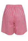 BLACK COLOUR SHORTS, FLORA PINK STRIPE