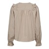 CO' COUTURE SKJORTE, SIGGA STRIPE SMOCK FRILL POWDER