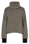 GOSSIA SWEATER, GINA BLACK/BEIGE