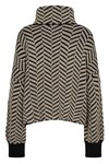 GOSSIA SWEATER, GINA BLACK/BEIGE