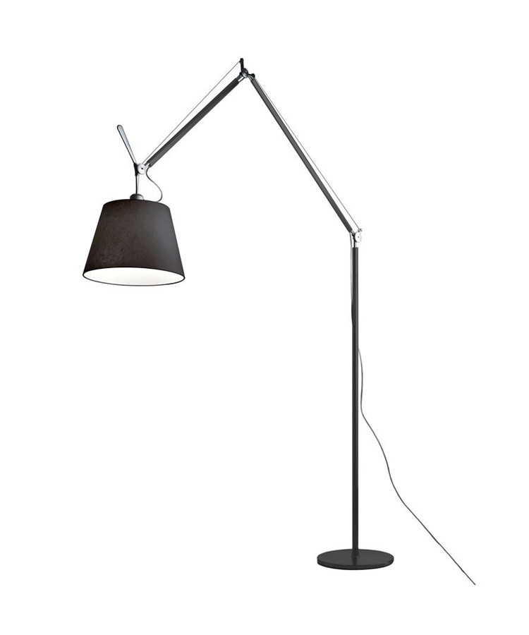 Artemide – Tolomeo Mega Lattiavalaisin Ø320 Musta Satin/Musta