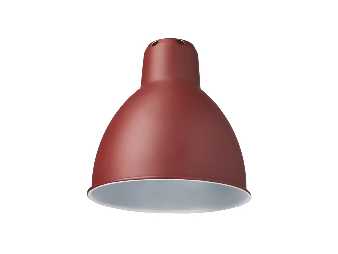 DCW – Varjostin Classic Round Ø140 Red/White Lampe Gras