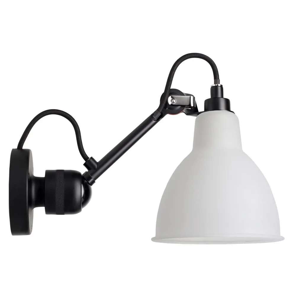 Lampe Gras – 304 Seinävalaisin Musta/Lasi Lampe Gras