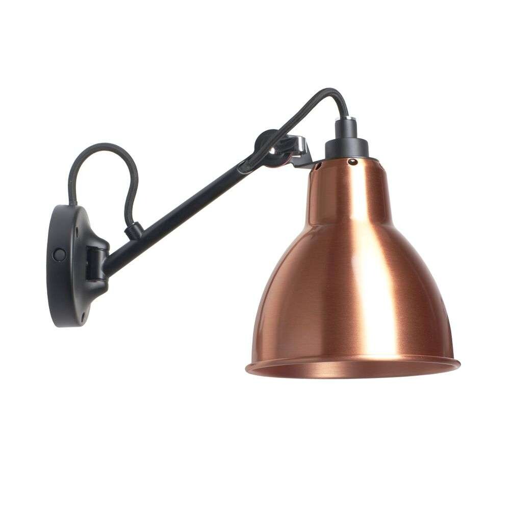 Lampe Gras - 104 Wandlamp Zwart/Koper Lampe Gras