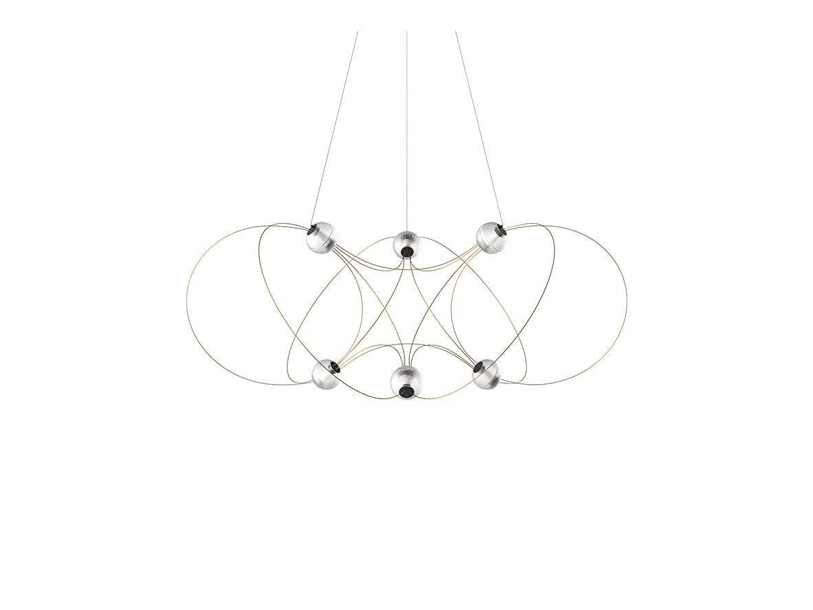 DCWéditions - Munari 6 Hanglamp Goud